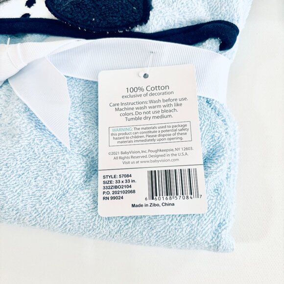 Soft and Cuddly Penguin Hooded Towel NWT - Picture 3 of 3